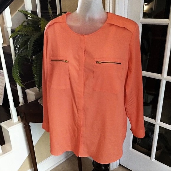 Premise Studio Tops - Premise Studio Roll Sleeve Blouse Like New 2X